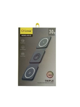 O-Lonne model HD-02 30w Foldable Wireless Charger (ΛΕΥΚΟ)